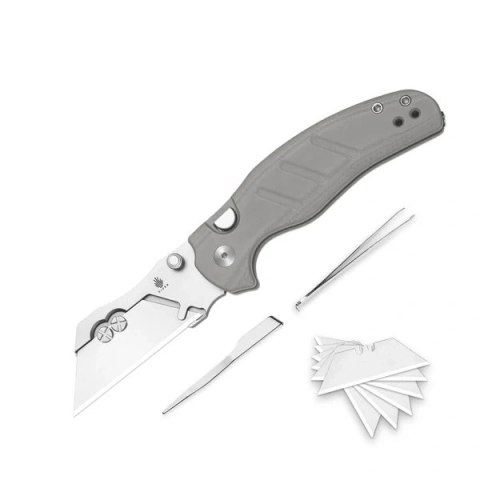 Nóż składany Kizer C01C Uti 1 Gray G10, Bead Blasted 5Cr15MoV by Sheepdog Knives (V3488.29JSA1) Kizer Cutlery