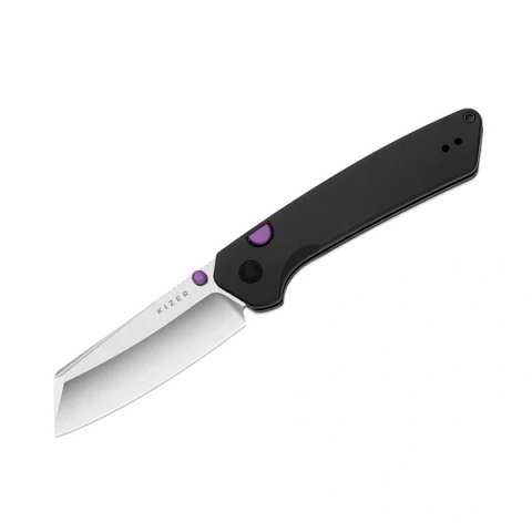 Nóż składany Kizer Madrac Black Aluminium, Satin S45VN by Matteo Pignatelli (Ki3693A2) Kizer Cutlery