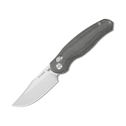 Nóż składany Kizer Phoca CC Black Norplex UltreX Micarta, Satin AEB-L (V3780A3) Kizer Cutlery