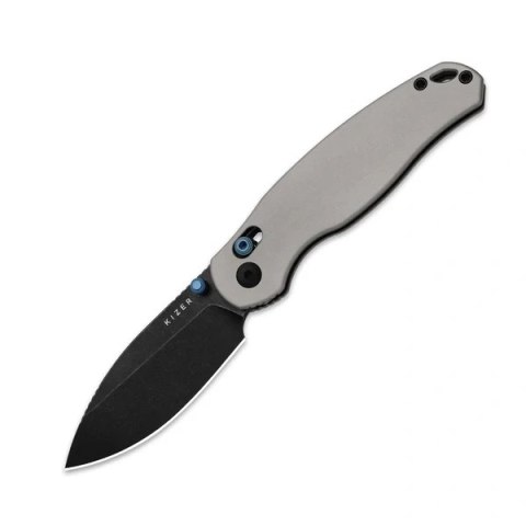 Nóż składany Kizer Phoca CD Light Gray Aluminium, Black Stonewashed 14C28N (V3781CDA2) Kizer Cutlery