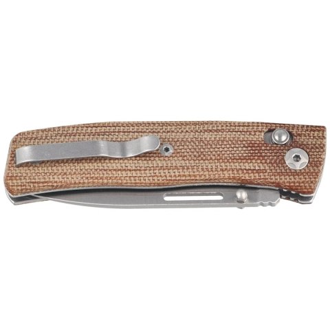 Nóż składany LionSteel NiNi Natural Canvas Micarta, Satin M390 by Gianni Pauletta (NN1 CVN) LionSteel