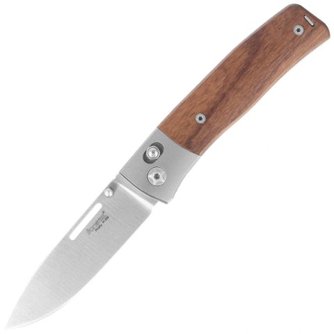 Nóż składany LionSteel NiNi Titanium Bolsters / Santos Wood, Satin M390 by Gianni Pauletta (NN2 ST) LionSteel