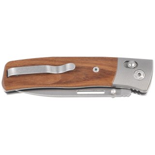 Nóż składany LionSteel NiNi Titanium Bolsters / Santos Wood, Satin M390 by Gianni Pauletta (NN2 ST) LionSteel