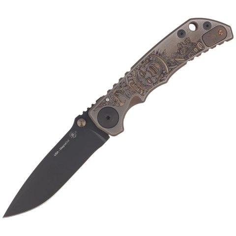 Nóż składany Spartan Blades Harsey Folder ''Aztec'' Titanium, Black PVD MagnaCut by William W. Harsey (SF5AZTC) Spartan Blades