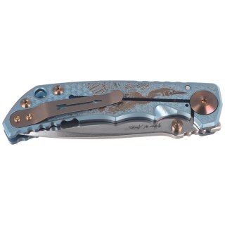 Nóż składany Spartan Blades Harsey Folder ''Sea Raven'' Titanium, Stonewashed MagnaCut by William W. Harsey (SF5SRAV) Spartan Blades