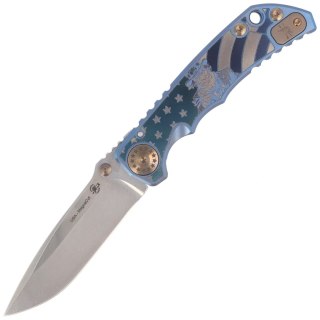 Nóż składany Spartan Blades Harsey Folder ''Uncle Sam'' Titanium, Stonewashed MagnaCut by William W. Harsey (SF5USAM) Spartan Blades
