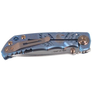 Nóż składany Spartan Blades Harsey Folder ''Uncle Sam'' Titanium, Stonewashed MagnaCut by William W. Harsey (SF5USAM) Spartan Blades