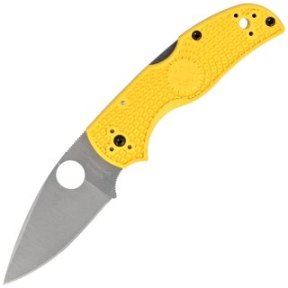 Nóż składany Spyderco Native 5 Salt Yellow FRN, Satin Plain MagnaCut (C41PYL5) Spyderco Inc.
