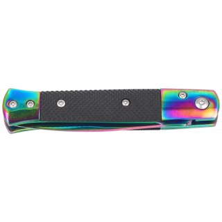 Nóż składany Third Decor Habitat N118W Black Aluminium/Rainbow Steel, Rainbow 420 (TH-N118W) Decor Habitat