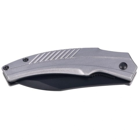 Nóż składany Third Decor Habitat N71 Gray Aluminum, Black 420 (TH-N71N) Decor Habitat