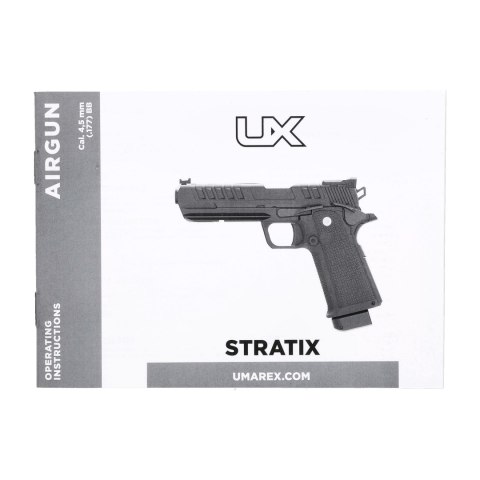 Pistolet wiatrówka UX Stratix 4,5mm BB CO2 UX