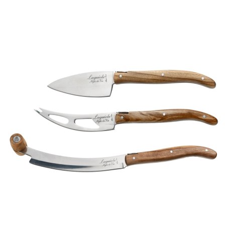 Komplet noży do serów Laguiole Olive Wood V2 Laguiole