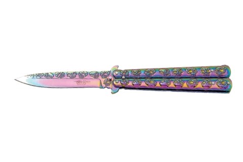 Nóż Joker motylek JKR706 Rainbow