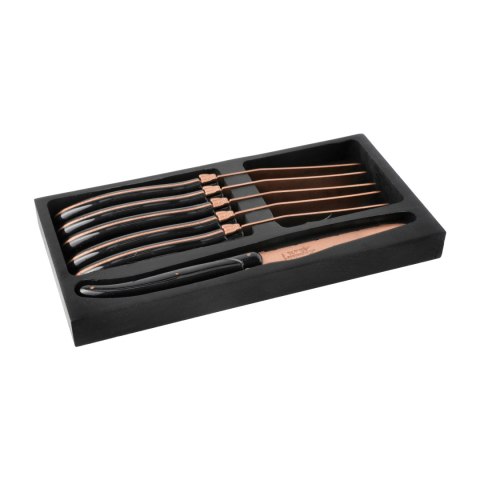 Nóż Laguiole do steków Prestige Line Style de Vie Copper Stonewash 6 szt. Laguiole