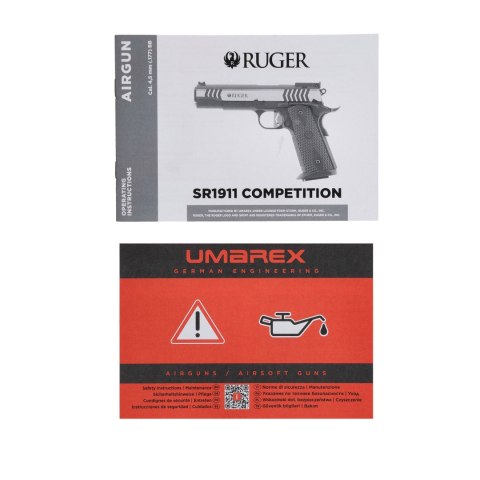 Wiatrówka Ruger SR1911 Competition 4,5 mm < 2J Ruger