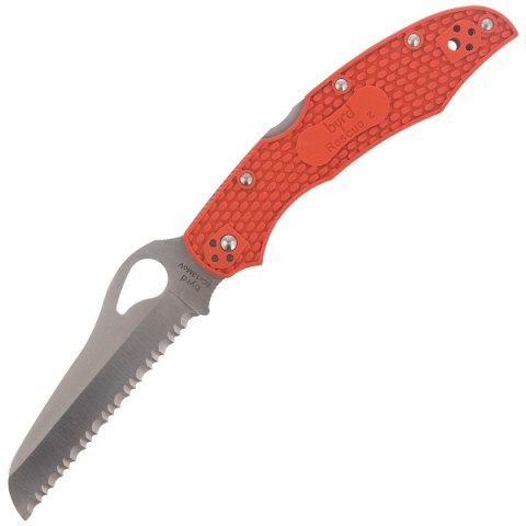 Nóż Spyderco Byrd Cara Cara Rescue 2 FRN Orange, Spyder (BY17SOR2) Spyderco Inc.