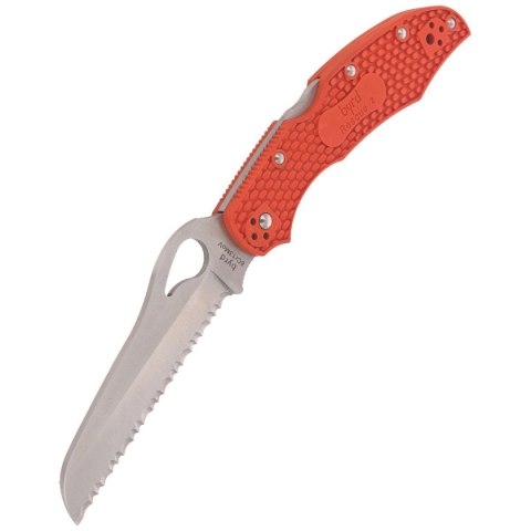 Nóż Spyderco Byrd Cara Cara Rescue 2 FRN Orange, Spyder (BY17SOR2) Spyderco Inc.