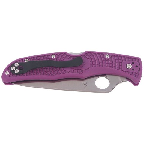 Nóż Spyderco Endura 4 FRN Purple Flat Ground Plain (C10FPPR) Spyderco Inc.