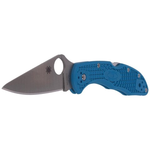 Nóż składany Spyderco Delica 4 FRN Blue Flat Ground Plain (C11FPBL) Spyderco Inc.
