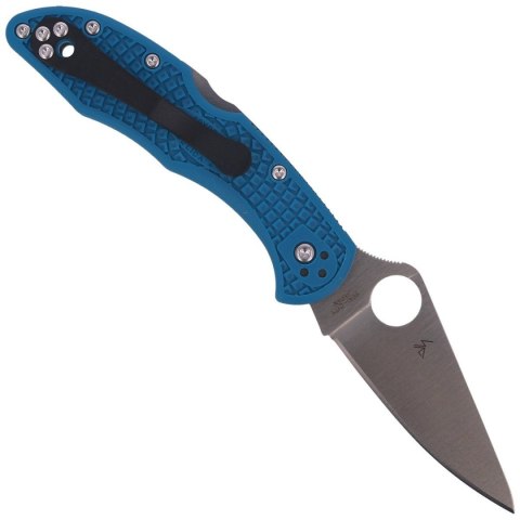 Nóż składany Spyderco Delica 4 FRN Blue Flat Ground Plain (C11FPBL) Spyderco Inc.
