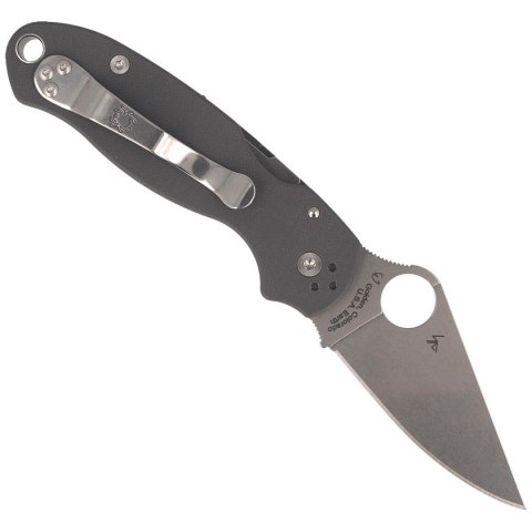 Nóż składany Spyderco Para 3 G-10 Dark Gray Maxamet Plain (C223GPDGY) Spyderco Inc.