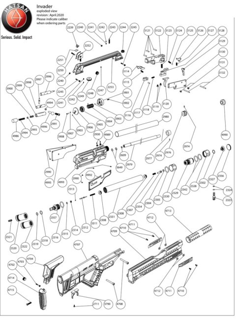 Osłona kartusza Hatsan Galatian: I - IV, TS, Auto 5 i 6, Tact Auto, Carabine, Gladius oraz BT65 SB-Elite, BT65 SB QE Carnivore,  Hatsan Arms