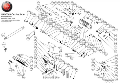 Osłona kartusza Hatsan Galatian: I - IV, TS, Auto 5 i 6, Tact Auto, Carabine, Gladius oraz BT65 SB-Elite, BT65 SB QE Carnivore,  Hatsan Arms