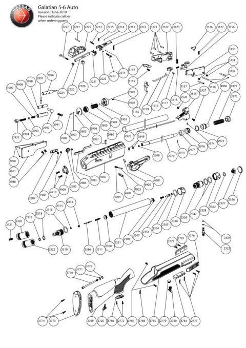 Osłona kartusza Hatsan Galatian: I - IV, TS, Auto 5 i 6, Tact Auto, Carabine, Gladius oraz BT65 SB-Elite, BT65 SB QE Carnivore,  Hatsan Arms