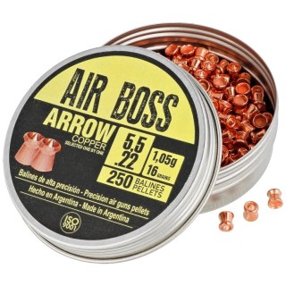 Śrut Apolo Air Boss Arrow Copper 5.5 mm, 250 szt. 1.05g/16.0gr (30100) Apolo