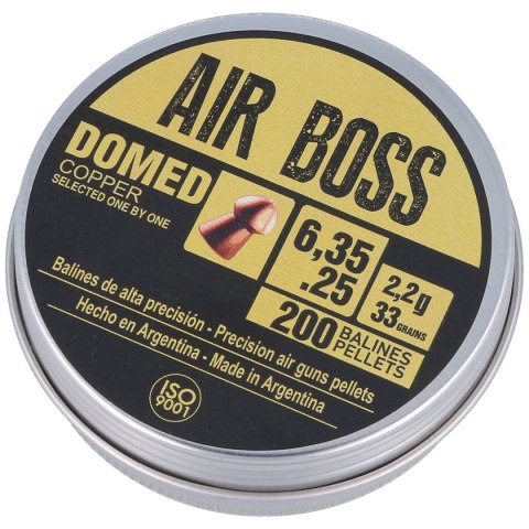 Śrut Apolo Air Boss Domed Copper 6.35 mm, 200 szt. 2.20g/33.0gr (30200) Apolo