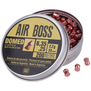 Śrut Apolo Air Boss Domed Copper 6.35 mm, 200 szt. 2.20g/33.0gr (30200) Apolo