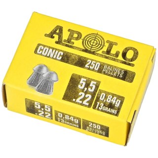 Śrut Apolo Conic 5.5 mm, 250 szt. 0.84g/13.0gr (11002) Apolo