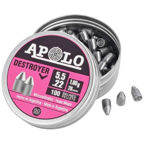 Śrut Apolo Destroyer 5.5 mm, 100 szt. 1.80g/28.0gr (19901) Apolo