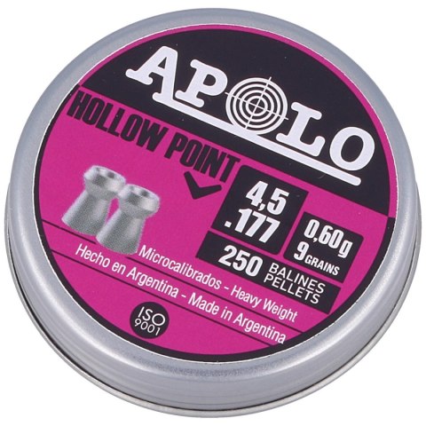 Śrut Apolo Hollow Point 4.52 mm, 250 szt. 0.60g/9.0gr (19201-2) Apolo