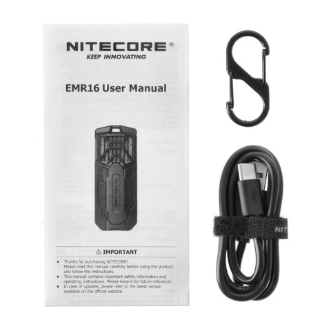 Odstraszacz komarów Nitecore EMR16 czarny Nitecore
