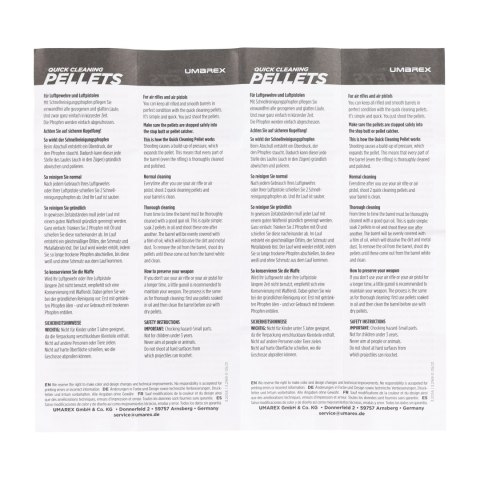 Przecieraki filcowe Umarex 4,5 mm 100 szt. Umarex