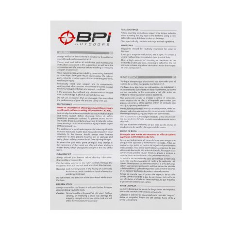 Szyna picatinny do Bergara BMR 30 MOA Bergara
