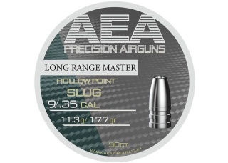 AEA Long Range Master HP 9 mm (.35) 177 grain Airgun Slugs