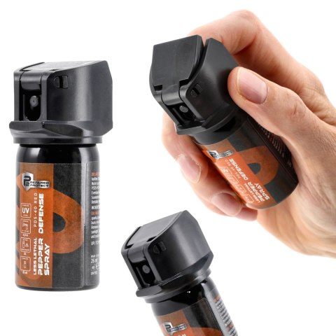 Gaz pieprzowy P2P PDS-40 RED UV stożek 26 ml Prepared 2 Protect (P2P)