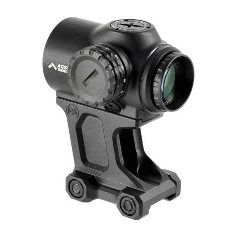 Kolimator Primary Arms SLx MicroPrismT Red Illuminated ACSS Gemini 9mm Reticle - H1/T1 Footprint Primary Arms