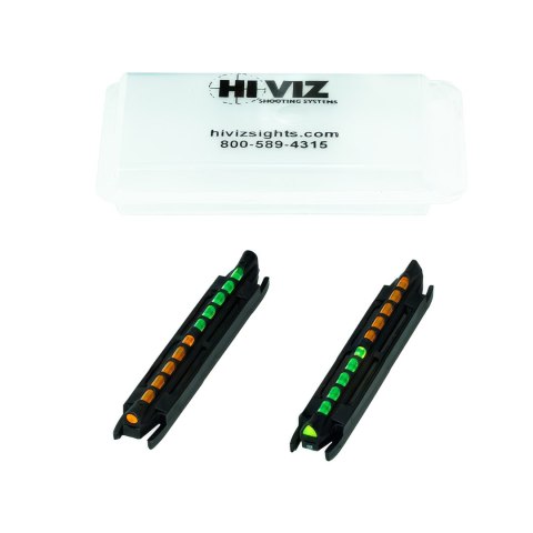 Muszka światłowodowa HIVIZ Two-In-One obustronna do strzelby na szynę 9 do 11,1mm magnetyczna HiViz