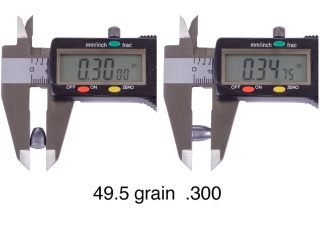 Nielsen HPDB 7.62 mm (.30) 49.5 grain Airgun Slugs