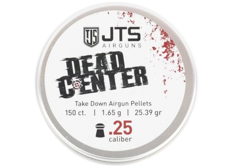 JTS Dead Center Precision 6.35 mm (.25) 25.39 grain Airgun Pellets