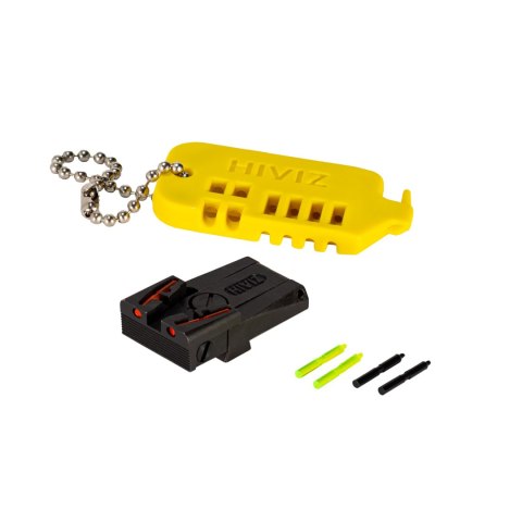 Szczerbina światłowodowa regulowana HIVIZ Litepipes do Glock gen. 1-4 HiViz