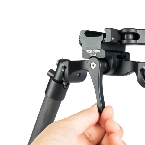 Bipod karbonowy Linko Gear HB-C05M na picatinny i Arca brązowy Linko Gear