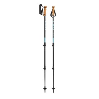 Kije trekkingowe LEKI Legacy 100-145 cm - white-anthracite LEKI