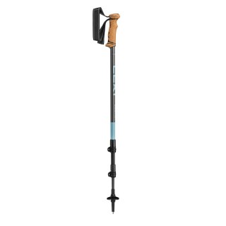 Kije trekkingowe LEKI Legacy 100-145 cm - white-anthracite LEKI