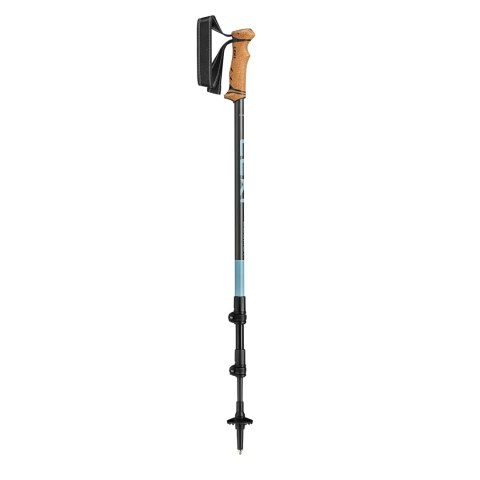 Kije trekkingowe LEKI Legacy 100-145 cm - white-anthracite LEKI