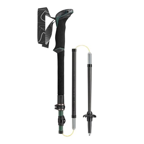 Kije trekkingowe karbonowe LEKI Makalu FX Carbon 110-130 cm - green LEKI