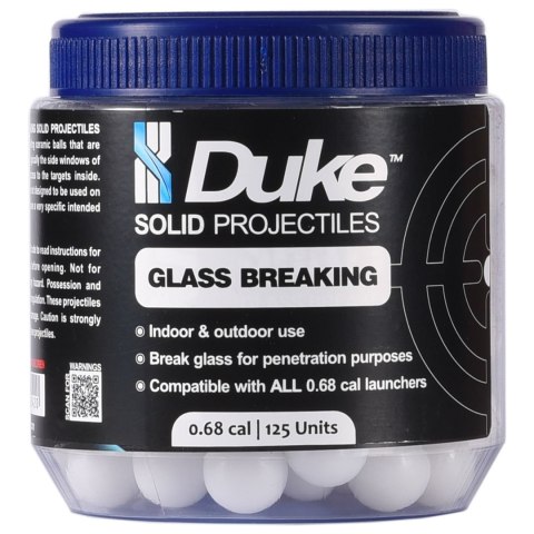 Kule Duke Glass Breaking Solid Projectile .68 125szt.
